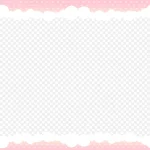 可爱粉红边框 PNG素材下载