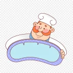 可爱厨师 免费PNG素材
