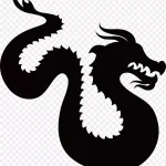 卡通可爱龙状边框 PNG素材下载