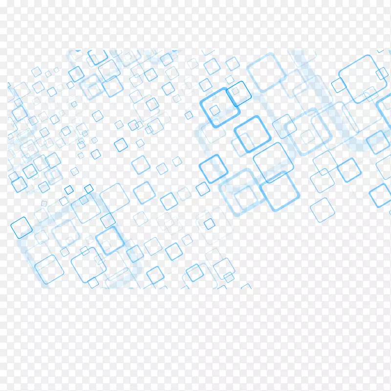 蓝色正方体格子