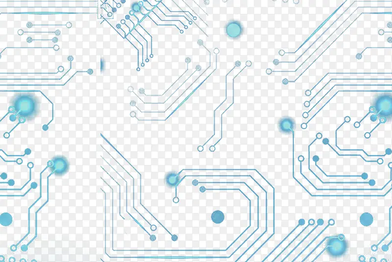 蓝色互联网网格线条