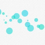 蓝色圈圈 高清PNG