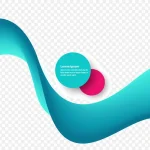 矢量科技蓝色边框素材 免费PNG素材