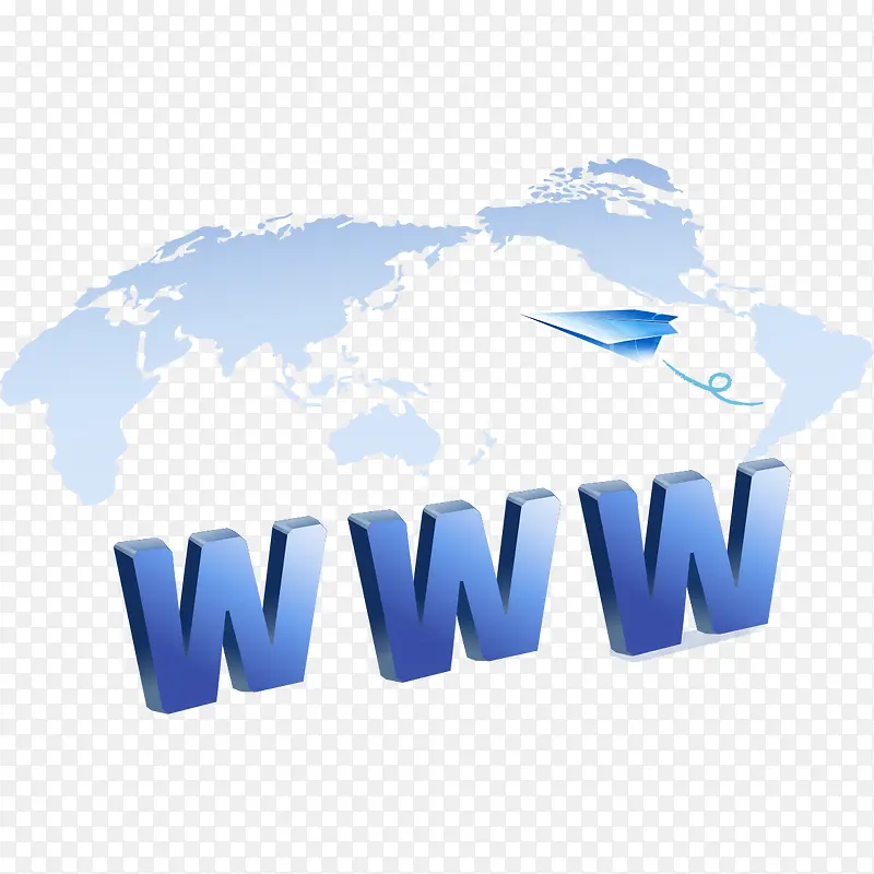 蓝色互联网标志