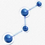 蓝色原子科技 高清PNG