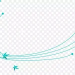 蓝色线条 PNG素材下载