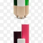 创意铅笔花盆 高清PNG