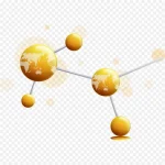 原子创意设计 PNG素材下载