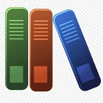 创意书本图标 免费PNG素材