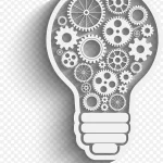 灯泡  齿轮 创意图片 免费PNG素材