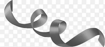 黑色创意丝带创意