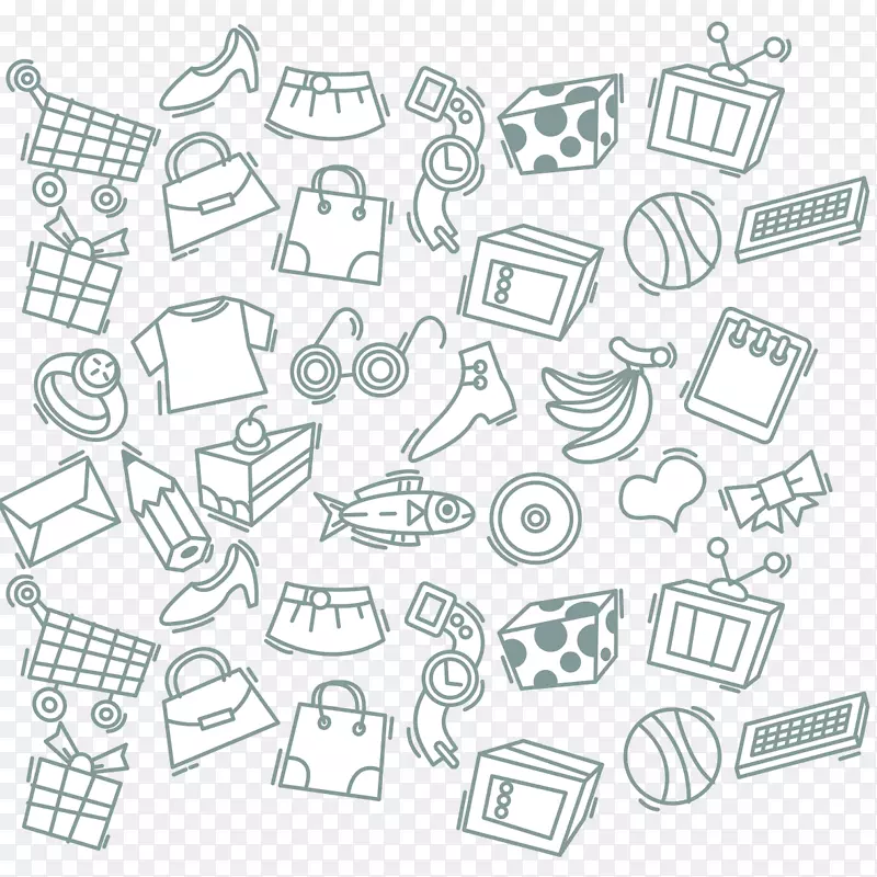 创意图形集合背景