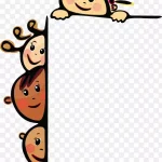 幼儿教育创意特色边框 透明背景PNG