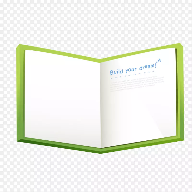 绿色创意笔记本