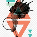 创意海报设计-创意几何图形 高清PNG