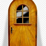 创意木门 高清PNG