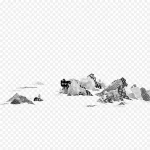 抽象艺术山峦 高清PNG