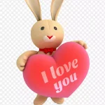 ILOVEYOU艺术字免费图片 透明背景PNG