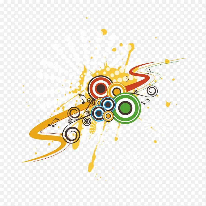 抽象艺术花纹图案