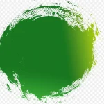 绿色艺术墨迹艺术 免费PNG素材