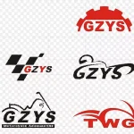 英文字母标志 PNG素材下载