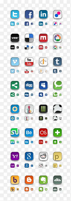 社交媒体标志