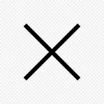 叉号标志 PNG素材下载