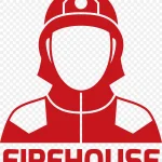 灭火员火警标志设计 免费PNG素材