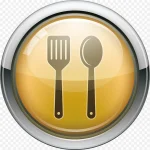 用餐区景区标志设计 高清PNG