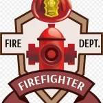 消防栓火警标志设计 透明背景PNG