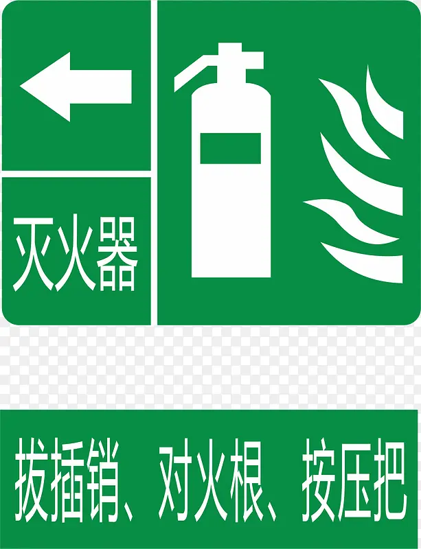 灭火器火警标志设计