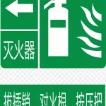 灭火器火警标志设计 PNG素材下载