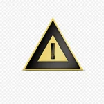 矢量警示标志 高清PNG