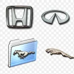 汽车标志 透明背景PNG