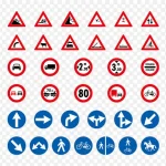 交通标志 PNG素材下载