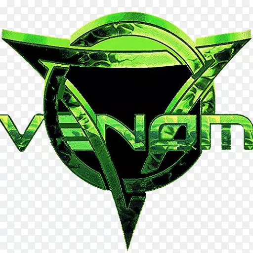 毒液绿色标志叶子