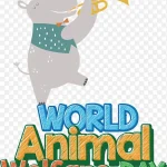 世界动物福利日 透明背景PNG