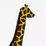 长颈鹿动物颈陆生动物 免费PNG素材