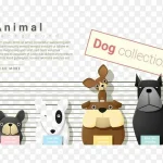 动物身高插画 高清PNG