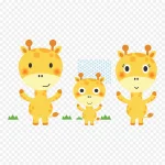 卡通动物 动物 免费PNG素材