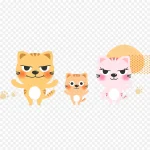 卡通动物 动物 免费PNG素材