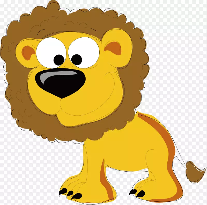 卡通狮子PNG下载