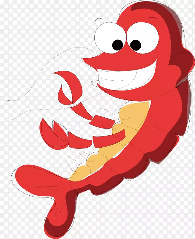 卡通虾PNG下载