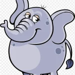 卡通大象PNG下载 免费PNG素材