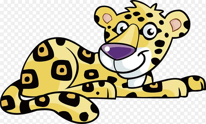 卡通豹子PNG下载