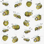 卡通黄蜂PNG下载 PNG素材下载