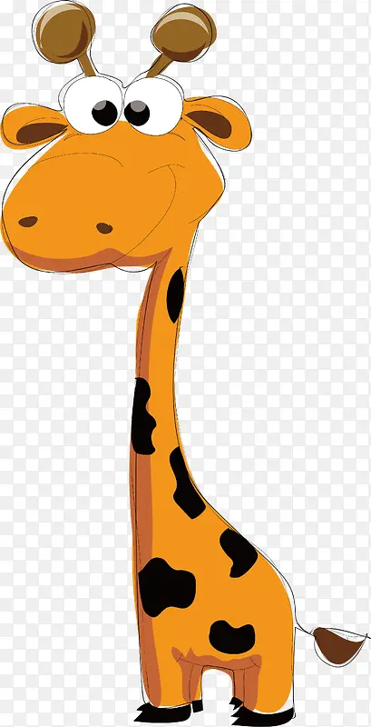 卡通长颈鹿PNG下载