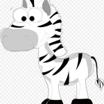 卡通斑马PNG下载 高清PNG