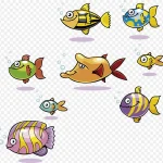 卡通鱼儿PNG下载 透明背景PNG