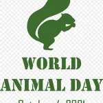 世界动物日 透明背景PNG